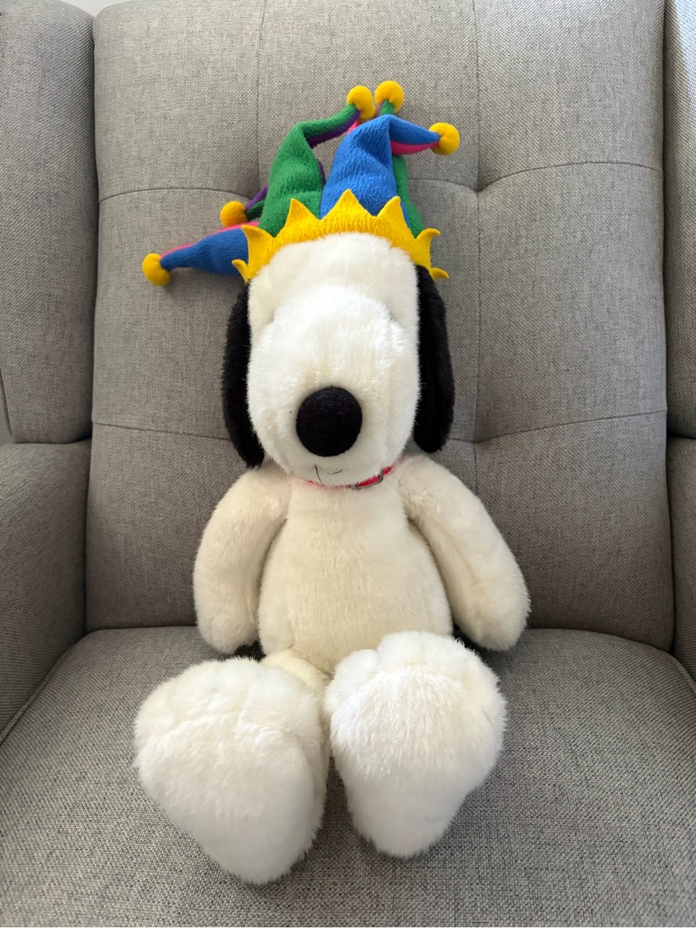Snoopy Plush Stuffed Animal Macys Court Jester 2000 New Year Peanuts Dog 25'